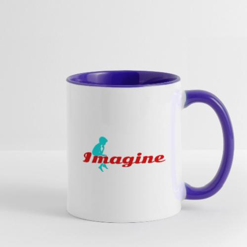 Imagine – Inspire Creativity & Dreams - Contrast Coffee Mug