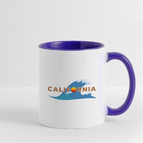 Blue Wave California - Contrast Coffee Mug