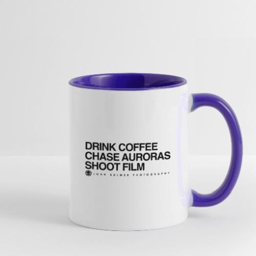 JBP Drink Coffee, Chase Auroras, Shoot Film - Contrast Coffee Mug