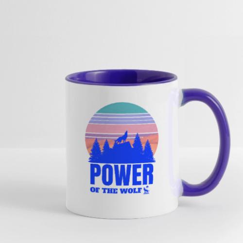 Power Of The Wolf - Contrast Coffee Mug