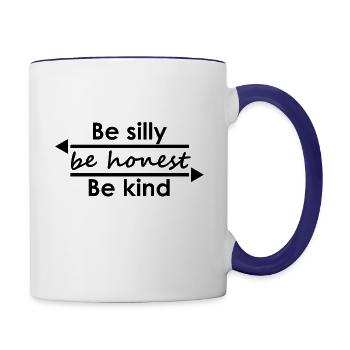 amazon bekind - Contrast Coffee Mug - white/cobalt blue - Right