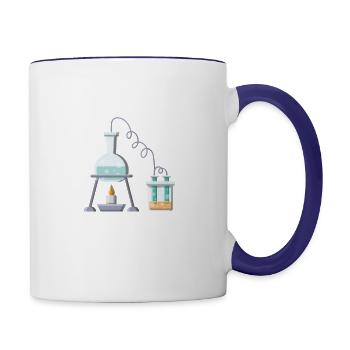 Soap Making Soap Maker - Contrast Coffee Mug - white/cobalt blue - Right