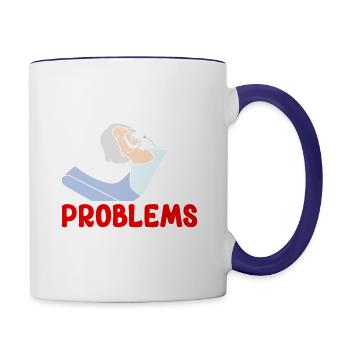 Anesthesiologist Anesthesiology - Contrast Coffee Mug - white/cobalt blue - Right