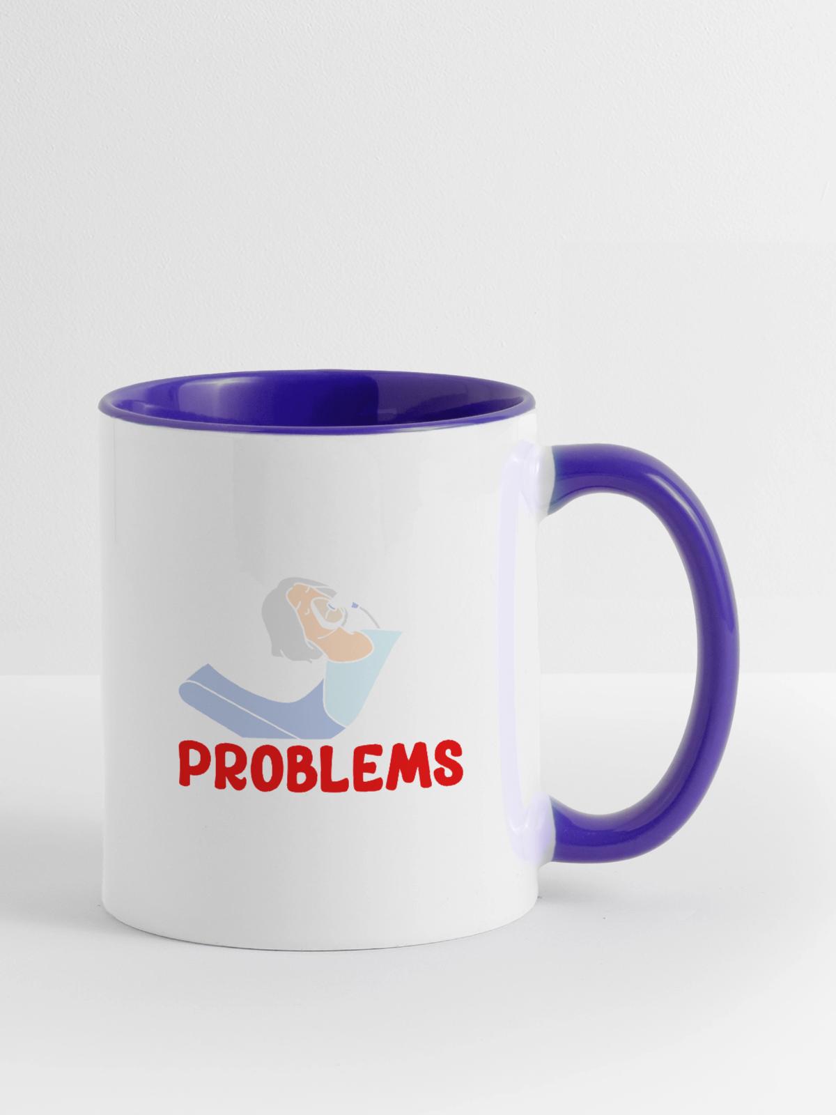 Anesthesiologist Anesthesiology - Contrast Coffee Mug - white/cobalt blue - Right