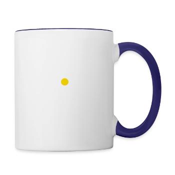 Daisy Dream - Contrast Coffee Mug - white/cobalt blue - Right