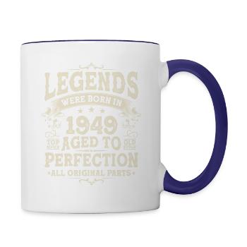 1949 Legends Shine - Contrast Coffee Mug - white/cobalt blue - Right