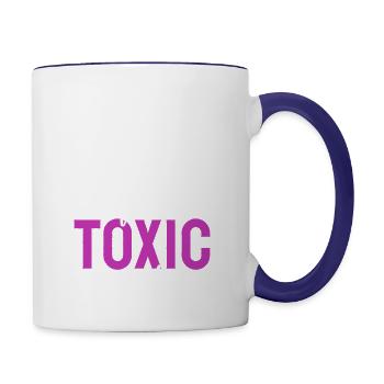 I Love The Sound Of My Shoes Walking Away From - Contrast Coffee Mug - white/cobalt blue - Right