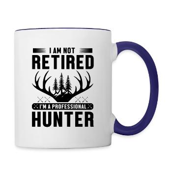 I am not 01 - Contrast Coffee Mug - white/cobalt blue - Right
