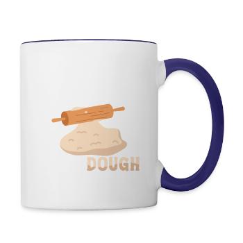 Bread Baking Bread Maker - Contrast Coffee Mug - white/cobalt blue - Right