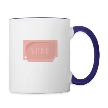 Soap Making Soap Maker - Contrast Coffee Mug - white/cobalt blue - Right