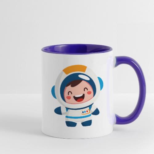 Joyful Baby Astronaut - Contrast Coffee Mug