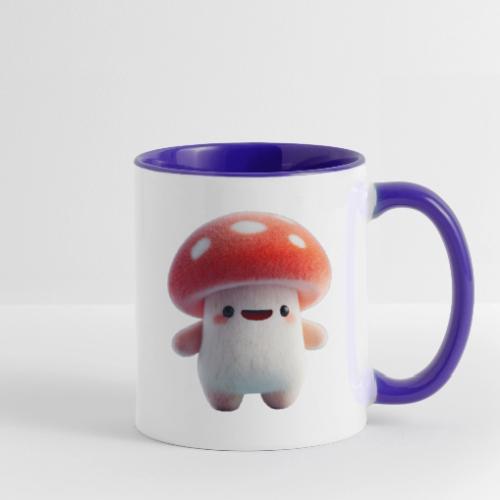 Mushroom: Red Forest Friend - Contrast Coffee Mug