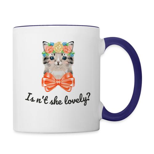 Cute cat - Contrast Coffee Mug