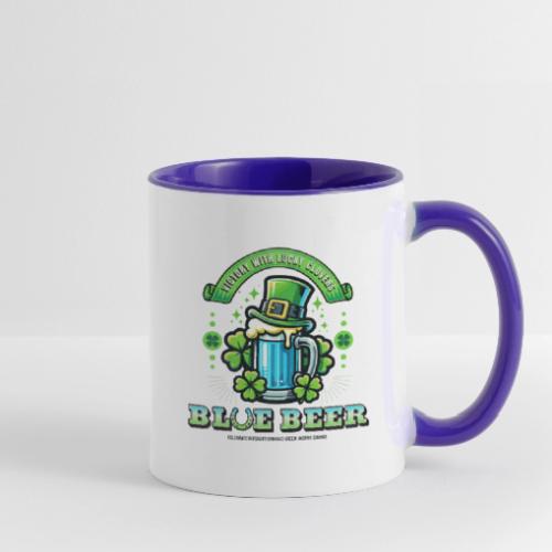 Blue Beer - Contrast Coffee Mug