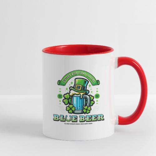 Blue Beer - Contrast Coffee Mug