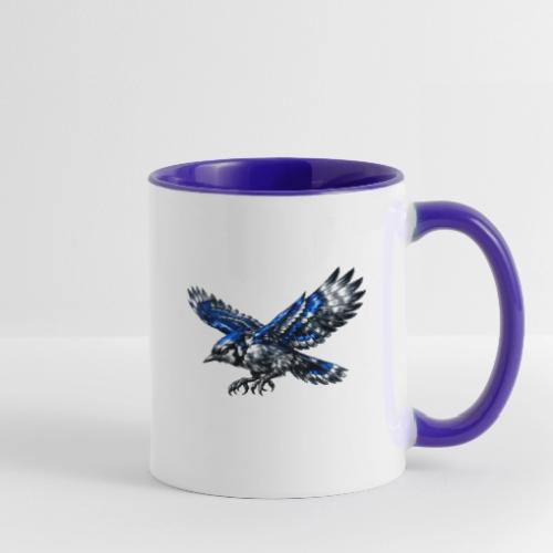 Silver Blue Jay Dive - Contrast Coffee Mug