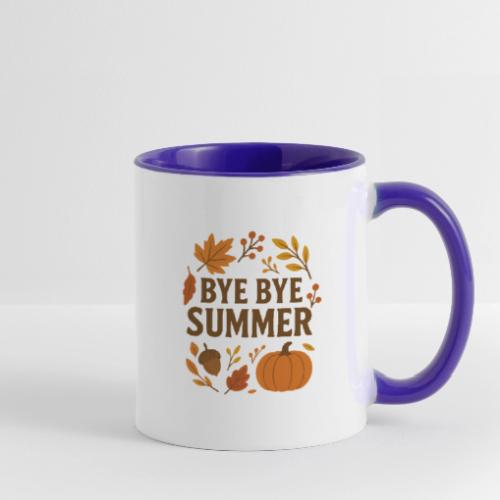 Bye Bye Summer - Contrast Coffee Mug