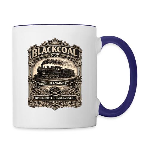 Black coal No. 7 - Contrast Coffee Mug