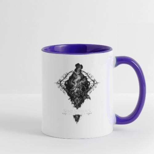 Wilted Rose Turning | Some sorrows don't echo back - Contrast Coffee Mug