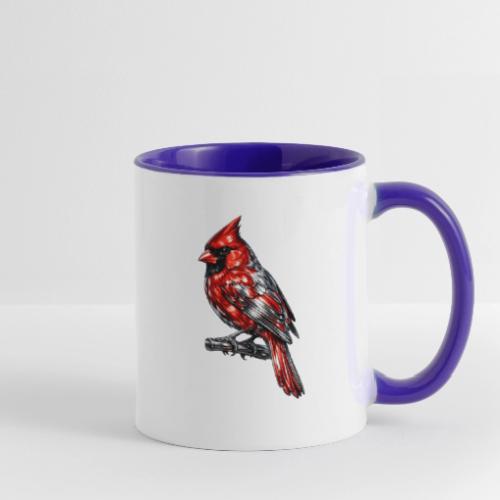 Silver Cardinal - Contrast Coffee Mug