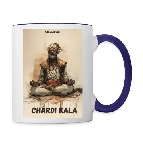 Chardi Kala Sikh Tshirts and more - Contrast Coffee Mug