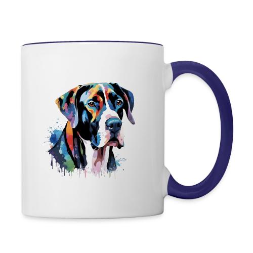 Tank - the Great Dane - Contrast Coffee Mug