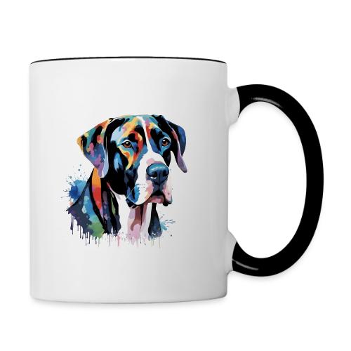 Tank - the Great Dane - Contrast Coffee Mug