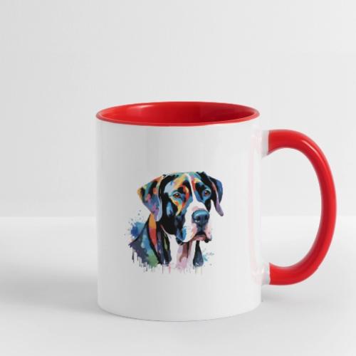 Tank - the Great Dane - Contrast Coffee Mug