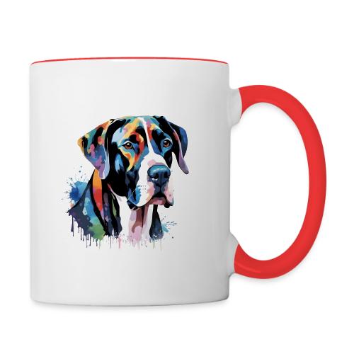 Tank - the Great Dane - Contrast Coffee Mug