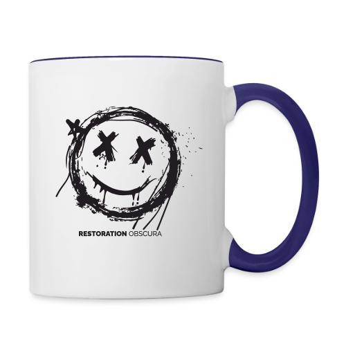 RO Happy Face X - Contrast Coffee Mug