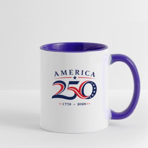 Celebrate America 250 ! 1776 - 2026 - Contrast Coffee Mug