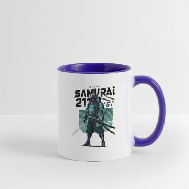 Cyber Samurai 2110: Glowing Katana Warrior