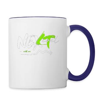 next level - Contrast Coffee Mug - white/cobalt blue - Right