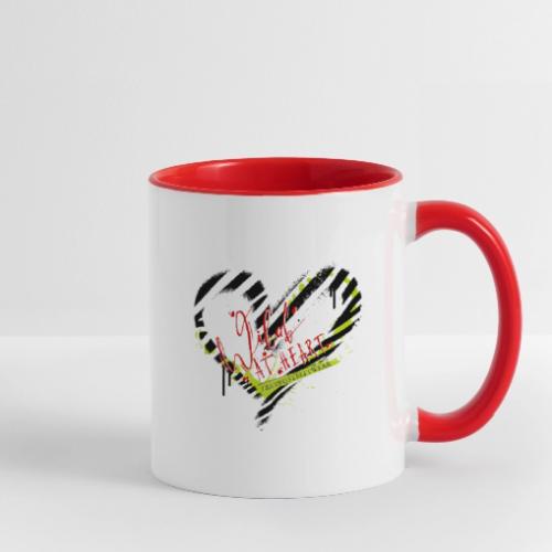 wild at heart - Contrast Coffee Mug