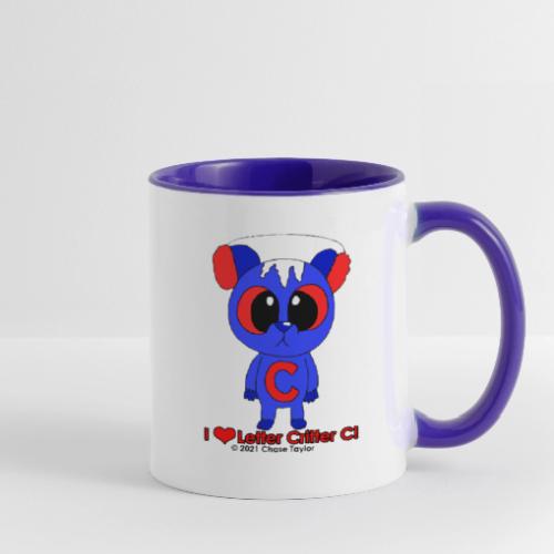 I Heart Letter Critter C - Contrast Coffee Mug