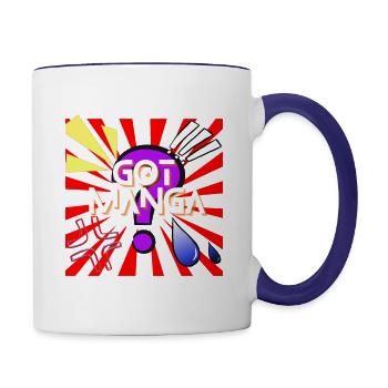 Got MANGA? - Contrast Coffee Mug - white/cobalt blue - Right