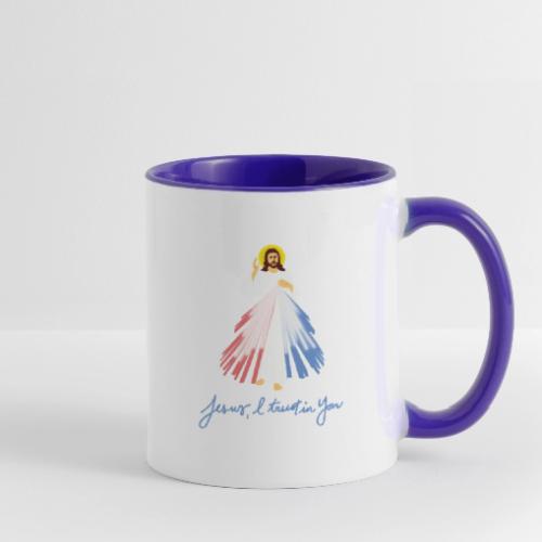 Divine Mercy - Contrast Coffee Mug
