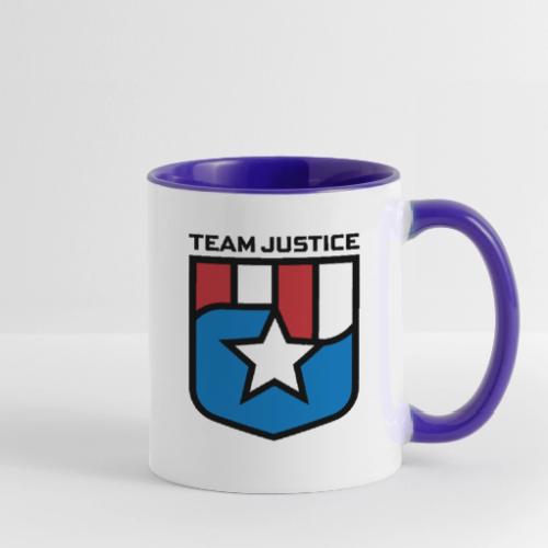 Team Justice Shield Logo - Contrast Coffee Mug
