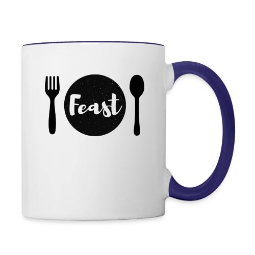 Feast logo - Contrast Coffee Mug