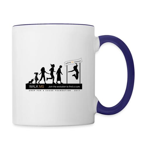 2017 CROP TSHIRT WALK MS 001 - Contrast Coffee Mug