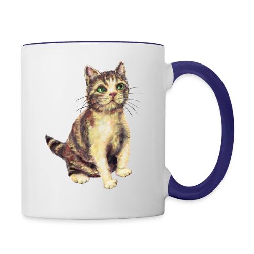 Cat - Contrast Coffee Mug