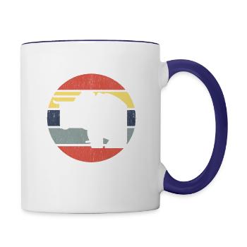 Every One Calm Down I Got This Plumber Plumbing - Contrast Coffee Mug - white/cobalt blue - Right