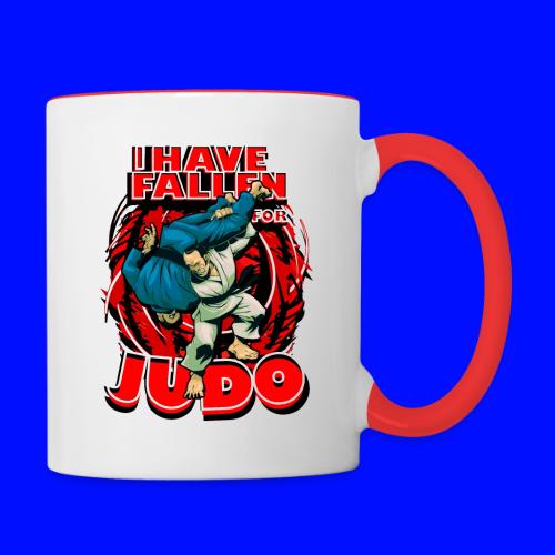 Fallen For Judo - Contrast Coffee Mug