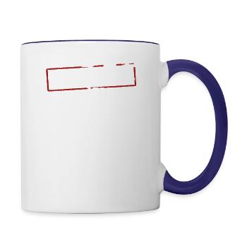Bible Emergency Numbers - Contrast Coffee Mug - white/cobalt blue - Right