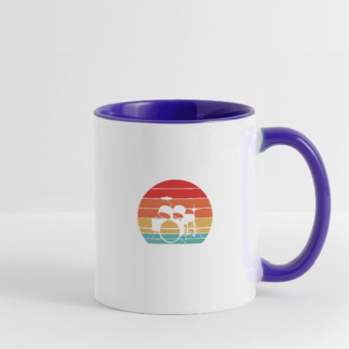 Never Underestimate a Girl with Drums - Contrast Coffee Mug