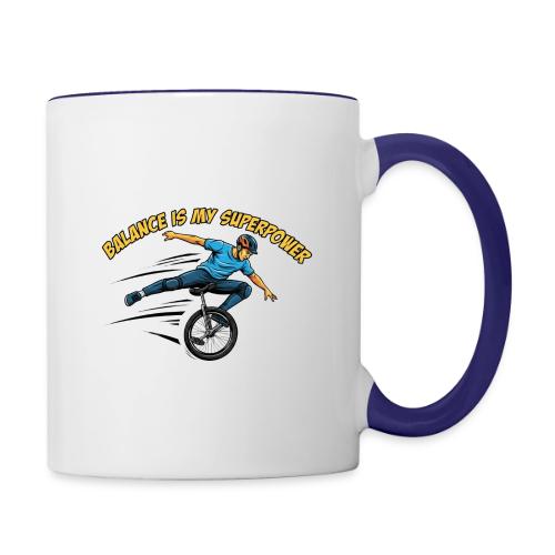 Balance is my Superpower - Contrast Coffee Mug