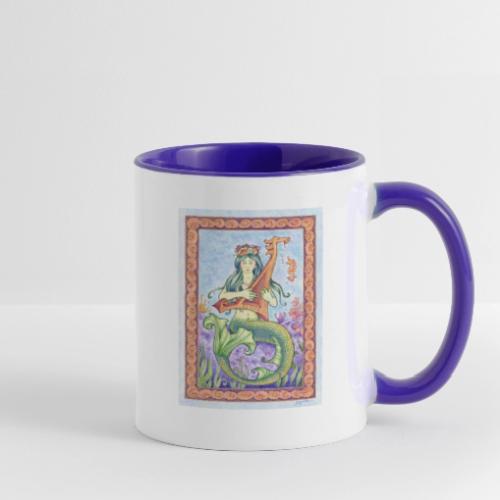 Mermaid Musician - Contrast Coffee Mug