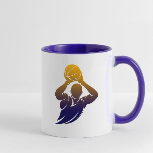 Basketball player - Contrast Coffee Mug