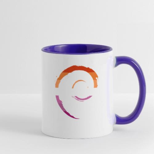 Lesbian Swirl Logo - Contrast Coffee Mug