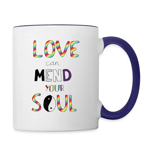 Love Can Mend Your Soul - Contrast Coffee Mug